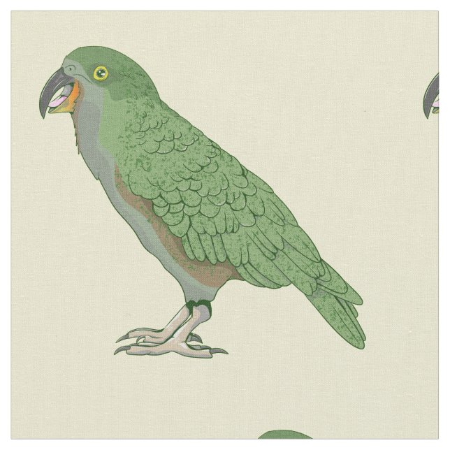 Tecido Kea Nova Zelândia Bird (Detalhe)