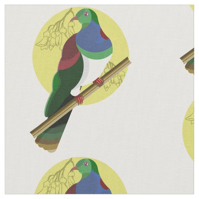 Tecido KERURU Wood pigeon (Detalhe)