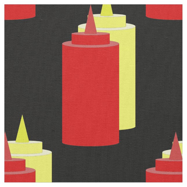 Tecido Ketchup e mostarda (Detalhe)