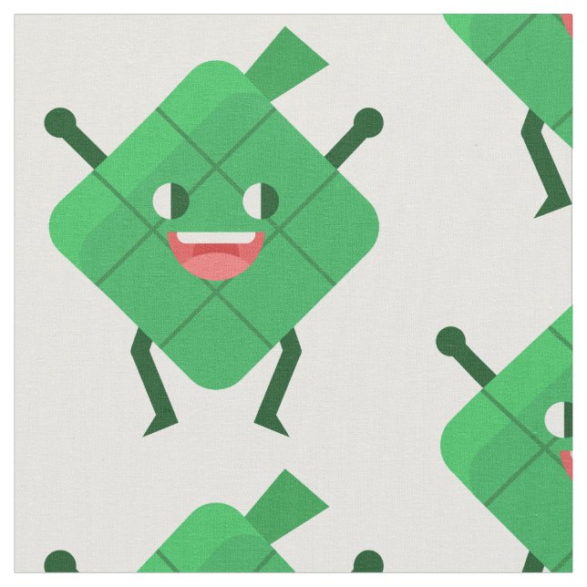 tecido Ketupat feliz (Detalhe)