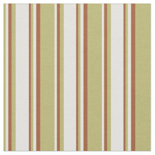 Tecido Khaki Escuro, Amarelo Claro e Padrão de Linhas Sie