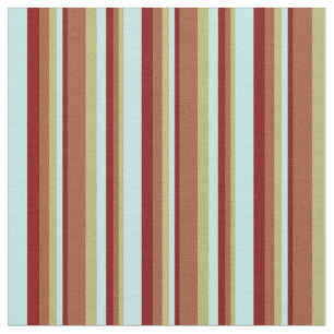 Tecido Khaki Escuro, Siena, Maroon e Turquesa Coloridos