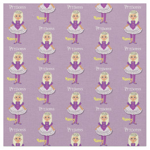 Tecido Kids Fairy Princess Personalizou Impressão Whimsy