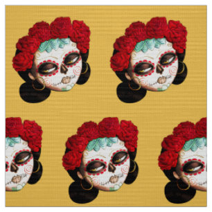 Tecido La Catrina - Diâmetro de Los Muertos Menina