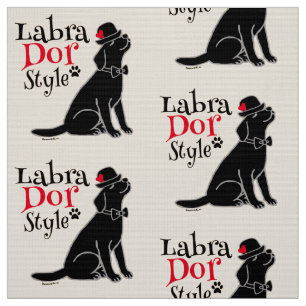 Tecido Labrador preto à moda