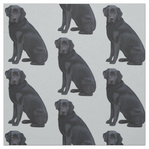 Tecido Labrador retriever preto