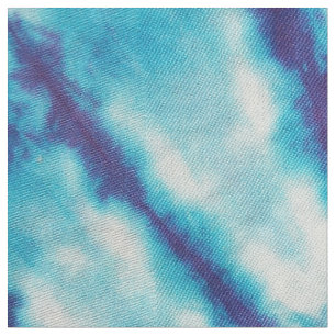Tecido Laço-Tintura azul do caleidoscópio