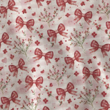 Laços Vermelhos da Moda Padrão Floral Xadrez Cotta