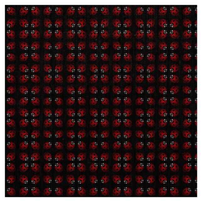 Tecido Ladybug Art Ladybird Tecido Cotton ou Poly (Modelo)