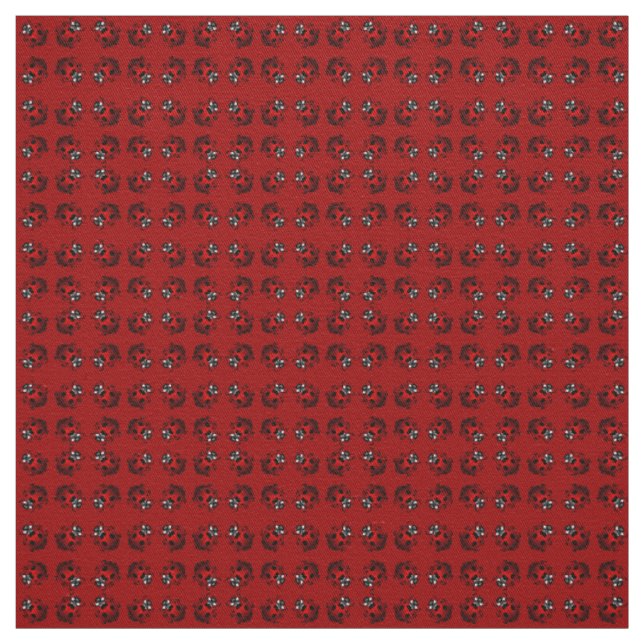 Tecido Ladybug Art Ladybird Tecido Cotton ou Poly (Modelo)