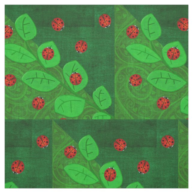 Tecido Ladybug Whimsey 3D Folk Art 3 (Modelo)