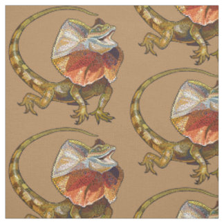 Tecido lagarto-de-coleira