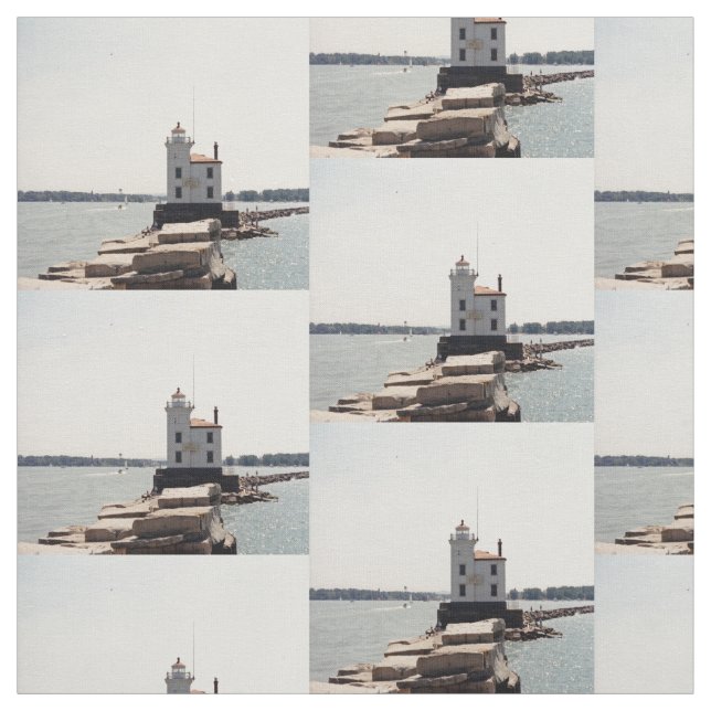 Tecido Lago Erie Lighthouse (Modelo)
