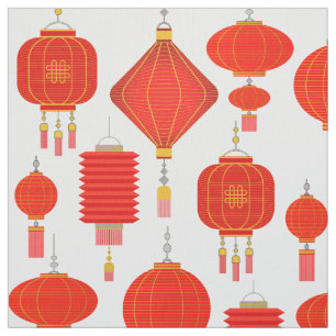 Tecido Lanternas chinesas