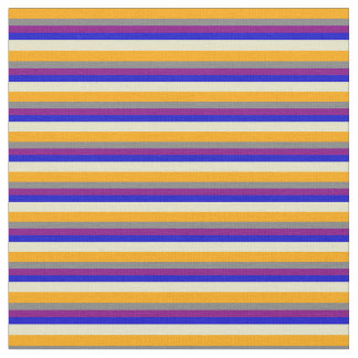 Tecido Laranja, Cinza, Roxo, Azul, Goldenrodo Pálido