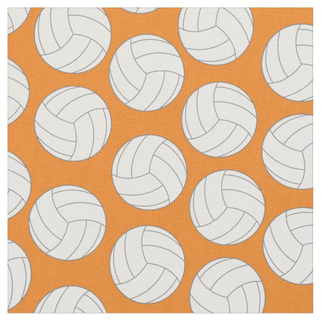 Tecido Laranja de Voleibol Esportivo (Detalhe)