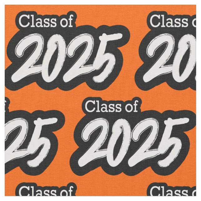 Tecido Laranja-Escova-Laranja Classe de 2025 (Detalhe)
