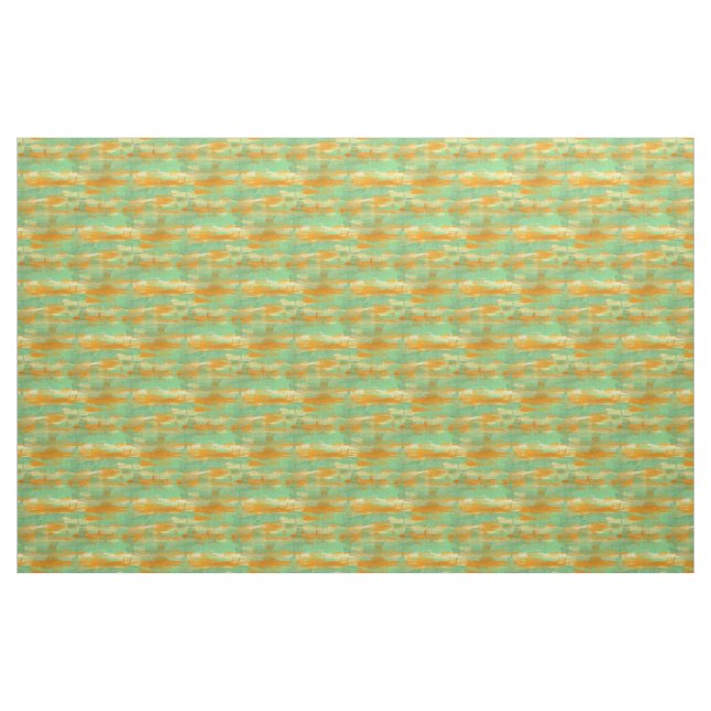 Tecido Laranja Laranja Laranja Branco Queimado Verde Cast (Fat Quarter)