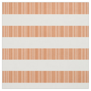 Tecido Laranja White Modern Stripe