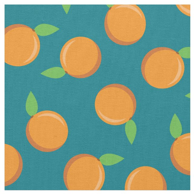 Tecido Laranjas Fruta Fofa Cozinha (Detalhe)