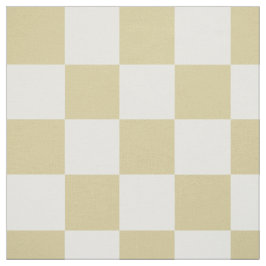 Tecido Large, Beige Checkers Pattern Fabric