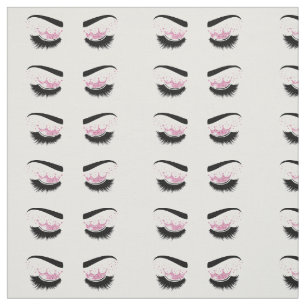 Tecido lash rainha longas lascas com olhos coroa maquiage