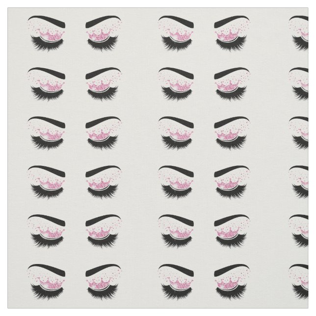 Tecido lash rainha longas lascas com olhos coroa maquiage (Modelo)