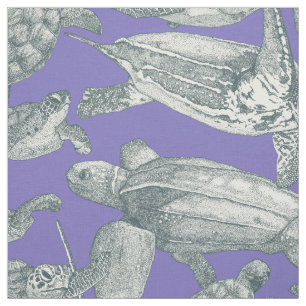 Tecido lavanda de apatita de tartarugas marinhas