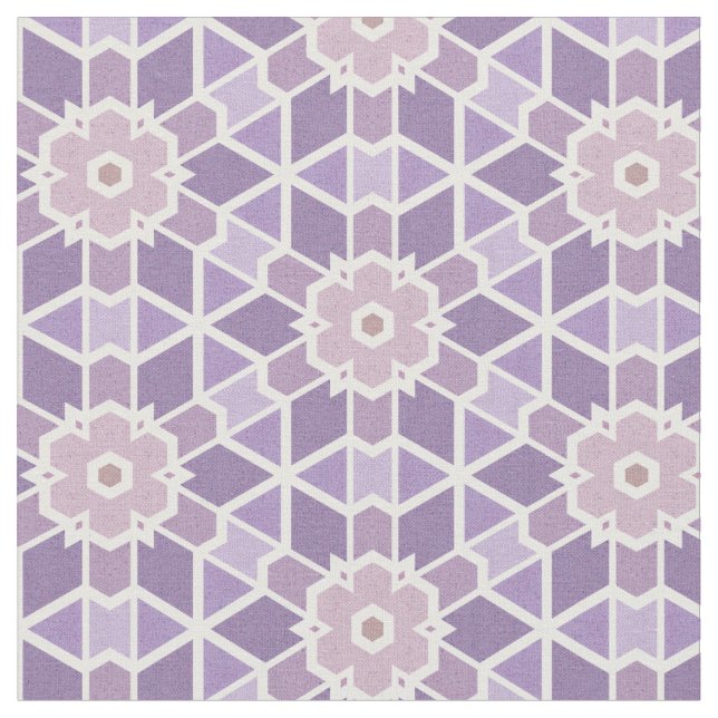 Tecido Lavanda e cor-de-rosa (Detalhe)