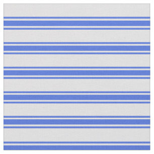 Tecido Lavanda e linhas azuis-reais coloridas