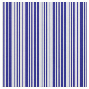 Tecido Lavanda e padrão azul listrado/alinhado