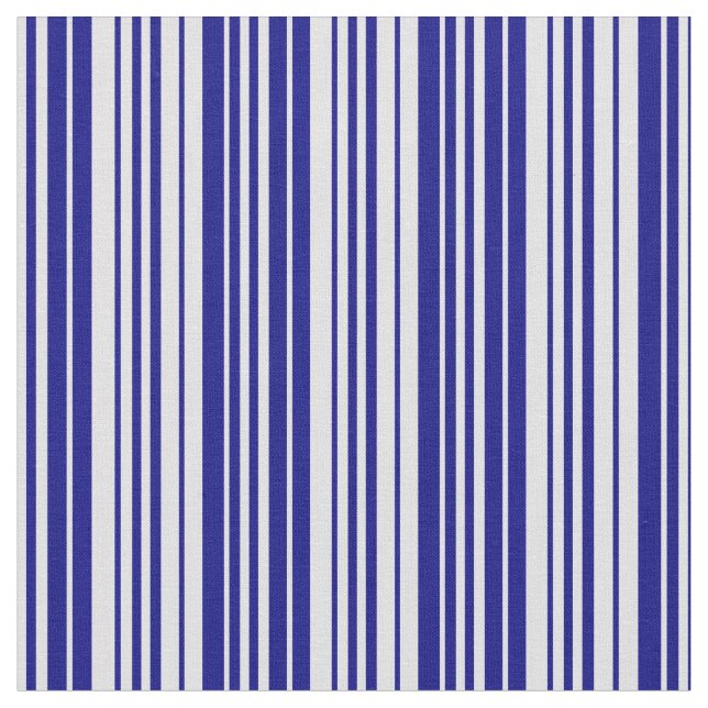 Tecido Lavanda e padrão de striping/linkagem azul (Detalhe)
