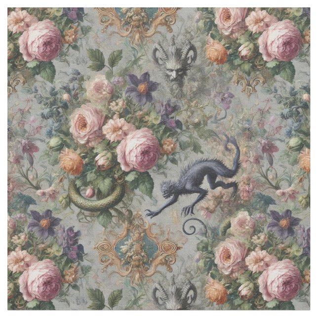 Tecido Lavanda em perigo - Azulejo clássico (Detalhe)
