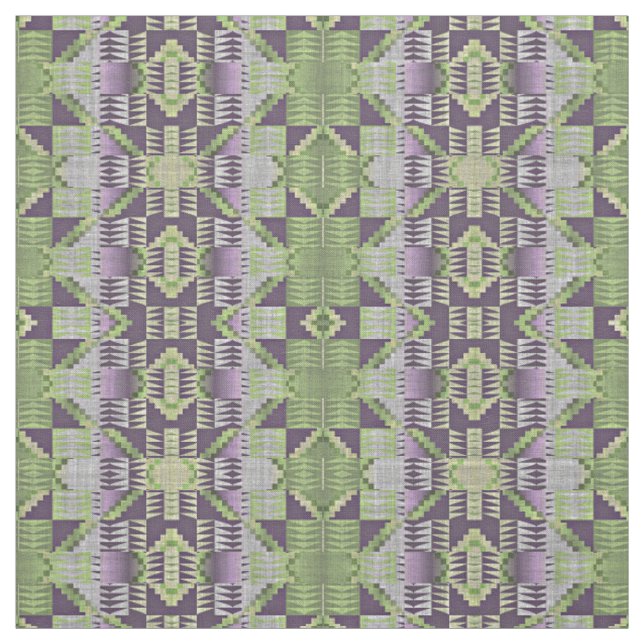 Tecido Lavanda Rosa Verde - Vista Vermelha Roxa Violeta (Modelo)