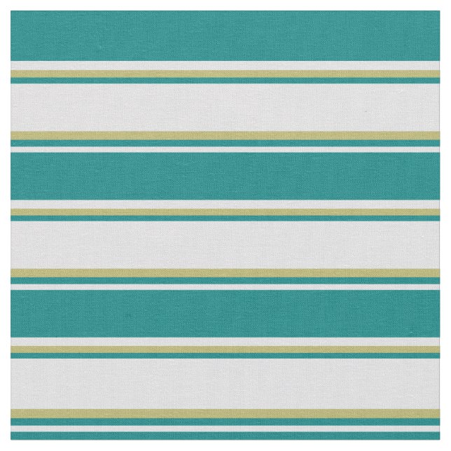 Tecido Lavanda, Teal e Padrão Khaki Escuro (Detalhe)