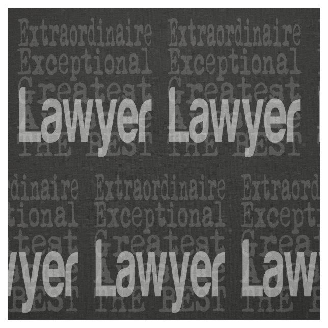 Tecido Lawyer Extraordinaire (Modelo)