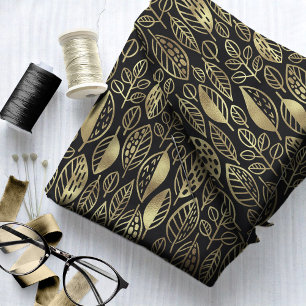 Tecido Leaf Pattern D495 desenhado à mão