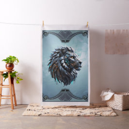 Tecido Leão cibernético Fusão de energia e tecnologia