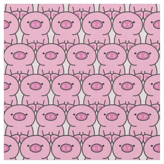 Tecido Leitinhos cor-de-rosa fofinhos - padrão (Detalhe)