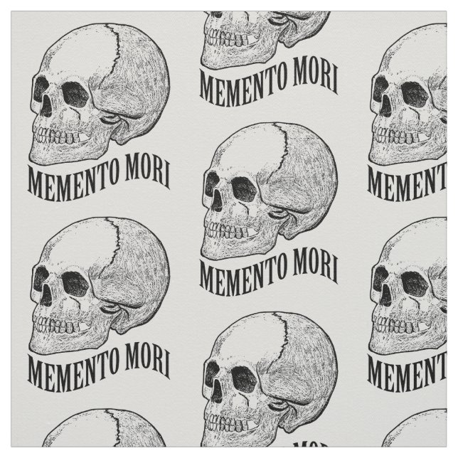 Tecido Lembre-se da morte (Modelo)