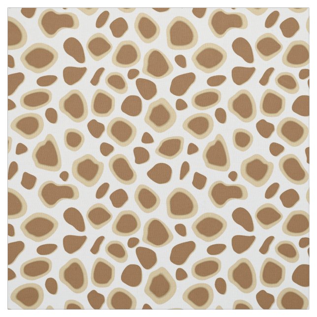 Tecido Leopard Print - Taupe Tan e White (Modelo)