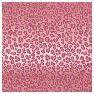Tecido Leopardo cor-de-rosa