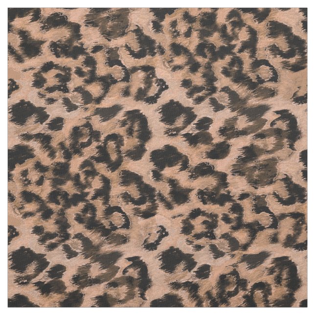 Tecido Leopardo - impressão de animais com impressão (Modelo)