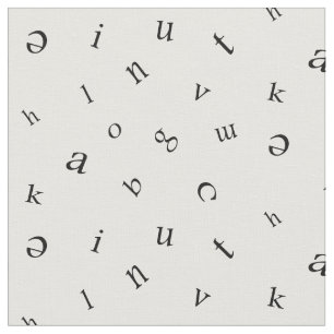 Tecido Letras