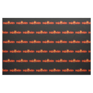 Tecido Letras ardentes maciças do SlipperyJoe's Halloween