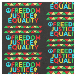 Tecido Liberdade Justiça Igualdade Paz Junta         