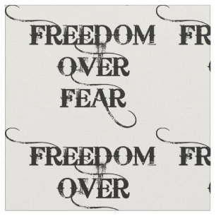 Tecido Liberdade sobre o medo