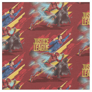 Tecido Liga da Justiça Crachá Superman, Flash e Batman
