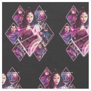 Tecido Liga da Justiça   Painéis do grupo galáctico em lo