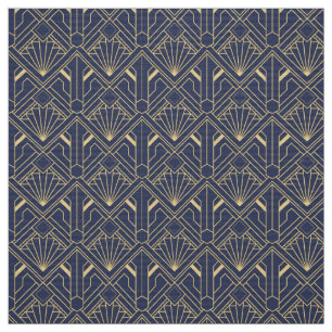 Tecido - Lilac e Dourada Art Deco - Design sem cos